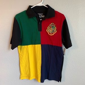 Harry Potter Hogwarts Color Block Polo